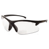 V60 30-06* Safety Reader Eyewear, 1.5+ Diopter, Black Half Frame, Clear Dual Lens