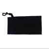Safety Glasses Carrying Pouch With Belt Clip, 4.25 x 0.25 x 4.25, Black, 12/Carton