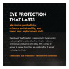 V60 30-06 Dual Readers Safety Glasses, 2.5+ Diopter, Black Half Frame, Clear Dual Lens, 6/Box