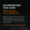 V50 Otg Safety Eyewear, Black Full Frame Otg, Mirrored Smoke Dual Lens