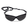 Nemesis Safety Glasses, Black Half Frame, Smoke Dual Lens