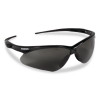 Nemesis Safety Glasses, Black Half Frame, Smoke Dual Lens