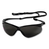 Nemesis Readers Safety Glasses, 2.5+ Diopter, Black Half Frame, Smoke Dual Lens, 6/Box