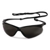 Nemesis Readers Safety Glasses, 2.5+ Diopter, Black Half Frame, Smoke Dual Lens, 6/Box