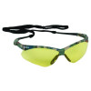 Nemesis Safety Glasses, Camouflage Half Frame, Yellow Dual Lens, 12/Carton