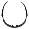 Nemesis Safety Glasses, Black Half Frame, Green Shade 5 Vlt Dual Lens