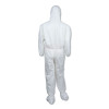 A30 Hood And Boots Splash/Particle Protection Coverall, 5X-Large, White, 25/Carton
