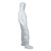 A30 Hood And Boots Splash/Particle Protection Coverall, 6X-Large, White, 21/Carton