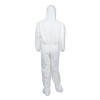 A30 Hood And Boots Splash/Particle Protection Coverall, 6X-Large, White, 21/Carton