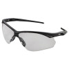 Nemesis Readers Safety Glasses, 2.0+ Diopter, Black Half Frame, Clear Dual Lens