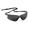 Nemesis Safety Glasses, Gunmetal Half Frame, Smoke Dual Lens, 12/Box