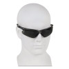 Nemesis Safety Glasses, Gunmetal Half Frame, Smoke Dual Lens, 12/Box