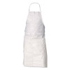 A20 Breathable Particle Protectioin Apron 36550, Microforce Barrier Sms Fabric,  One Size Fits Most, White