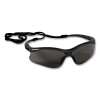 Nemesis Safety Glasses, Black Half Frame, Smoke Dual Lens, 12/Box