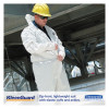 A35 Liquid And Particle Protection Coveralls, Zipper Front, Hooded, Elastic Wrists And Ankles, 2x-Large, White, 25/Carton