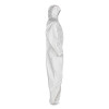 A45 Liquid/Particle Protection Surface Prep/Paint Coverall, Zipper Front, Elastic Wrist/Ankles/Hood, Xl, White, 25/Carton