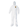 A45 Prep And Paint Coveralls, White, Large, 25/Carton