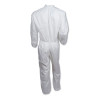 A40 Coveralls With Open Wrists And Ankles, Medium, White, 25/Carton