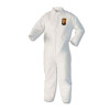 A40 Coveralls, Open Wrists And Ankles, 2X-Large, White