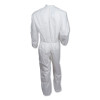 A40 Coveralls, Open Wrists And Ankles, 4X-Large, White, 25/Carton