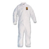 A40 Coveralls, Open Wrists And Ankles, Medium, White, 25/Carton