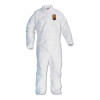 A40 Elastic-Cuff And Ankles Coveralls, 4x-Large, White, 25/Carton