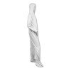 A40 Elastic-Cuff, Ankle, Hood And Boot Coveralls, X-Large, White, 25/Carton
