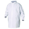 A40 Liquid And Particle Protection Lab Coats, Elastic Wrists, 3X-Large, White, 30/Carton