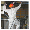 A30 Elastic Back And Cuff Coveralls, 4x-Large, White, 25/Carton