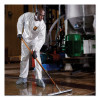 A45 Liquid/Particle Protection Surface Prep/Paint Coveralls, Hood, Elastic Wrist/Ankles, Boots, 2X-Large, White, 25/Carton