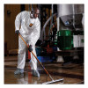 A45 Liquid/Particle Protection Surface Prep/Paint Coveralls, Hood, Elastic Wrist/Ankles, Boots, 3X-Large, White, 25/Carton