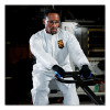 A20 Breathable Particle Protection Coveralls, Zip, Open Wrists/Ankles, Medium, White, 24/Carton