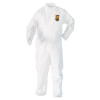 A20 Breathable Particle Protection Coveralls, Zip, Open Wrists/Ankles, Medium, White, 24/Carton