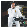 A20 Breathable Particle Protection Coveralls, Zip, Open Wrists/Ankles, X-Large, White, 24/Carton