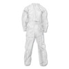 A20 Breathable Particle Protection Coveralls, Zip, Open Wrists/Ankles, X-Large, White, 24/Carton