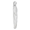 A20 Breathable Particle Protection Coveralls, Zip Front, Hood, Elastic Back Wrists And Ankles, Large, White