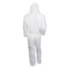 A20 Breathable Particle Protection Coveralls, Zip Closure, Hood, Elastic Back, Wrists And Ankles, 3X-Large, White