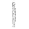 A20 Elastic Back, Cuff And Ankles Hooded Coveralls, 4x-Large, White, 20/Carton
