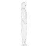 A20 Breathable Particle Protection Coveralls, Elastic Back, Hood And Boots, Large, White, 24/Carton