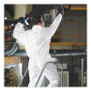 A20 Elastic Back And Ankle Hood And Boot Coveralls, X-Large, White, 24/Carton