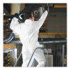 A20 Breathable Particle Protection Coveralls, Elastic Back, Hood And Boots, 4X-Large, White, 20/Carton