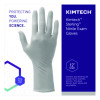 Sterling Nitrile-Xtra Exam Gloves, Powder-Free, Aql 1.0, Large, 3.5 Mil Thick, 12" Long, Gray, 100/Box, 10 Boxes/Carton