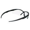 V30 Nemesis Vl Safety Glasses, Black Half Frame, Clear Dual Lens, 12/Carton