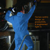 A20 Breathable Particle Protection Coveralls, Zip Front, Hood, Elastic Back, Wrists, Ankles, 3X-Large, Blue, 20/Carton