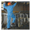 A20 Zipper Front Protection Coveralls, X-Large, Blue, 24/Carton
