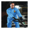A20 Breathable Particle Protection Coveralls, Zip Front, Open Wrists And Ankles, 3X-Large, Blue, 20/Carton