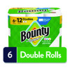 Select-a-Size Kitchen Roll Paper Towels, 2-Ply, 6 x 11, White, 82 Sheets/Double Roll, 6 Rolls/Carton