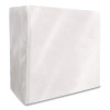 Dinner Napkins, 1-Ply, 16" x 16", White, 250/Pack, 12 Packs/Carton
