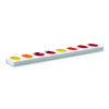 Refillable Oval Watercolor Tray, White, 12/Pack