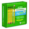 My First Short Pencil With Eraser, 3.6 Mm, Hb (#2), Black Lead/Yellow Barrel, 36/Pack